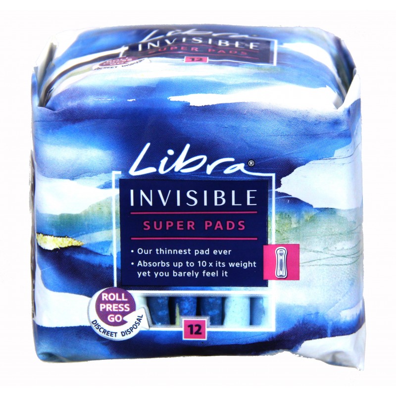 Libra Super Pads Invisible 12pk