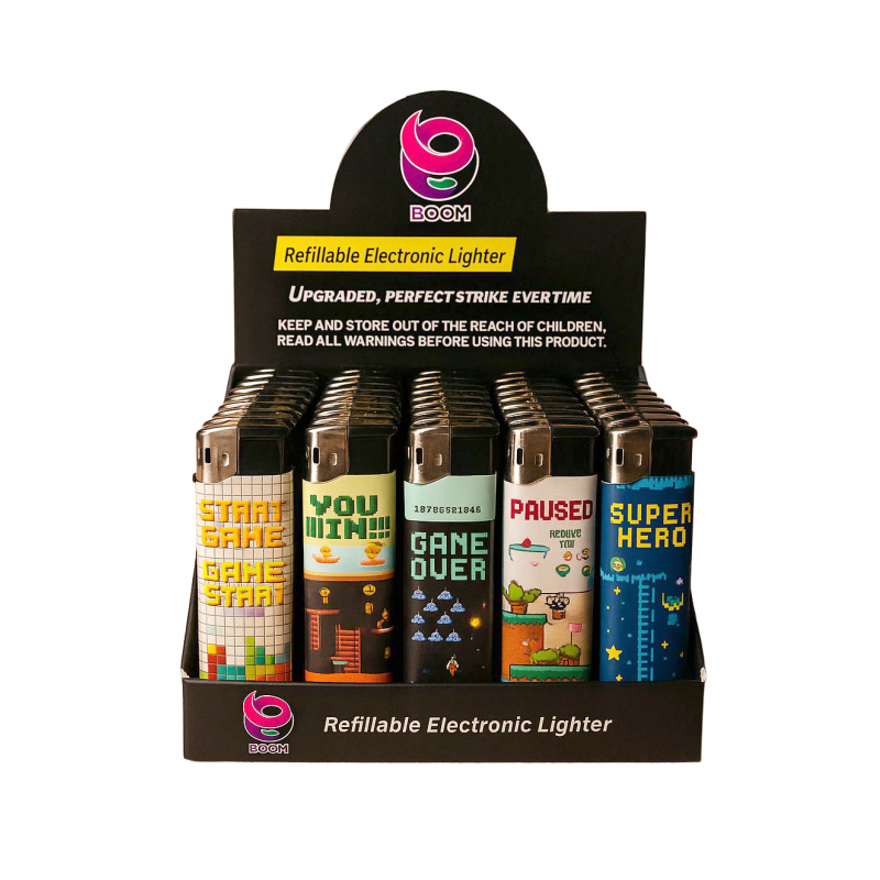 Boom Electric Lighter GAME 50PK