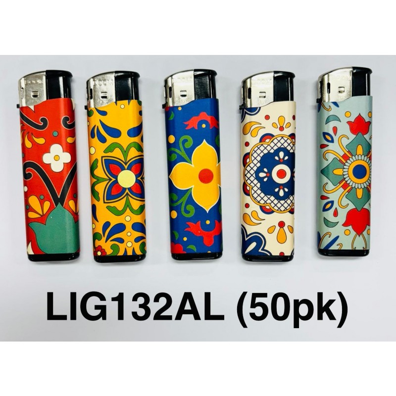Boom Elec Lighter Flowers 50PK