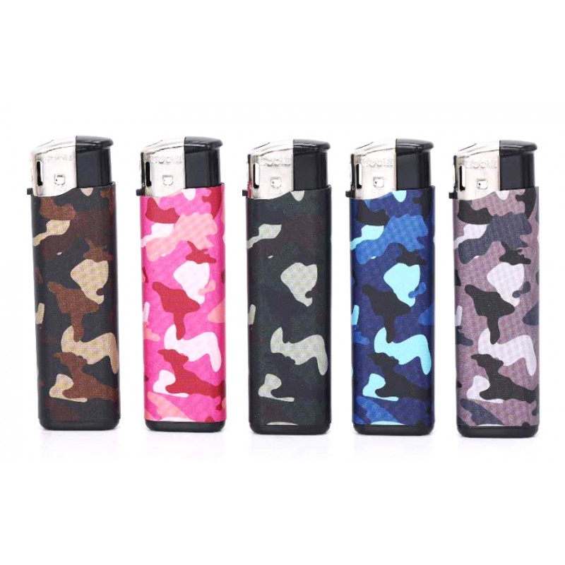 Boom Electric Lighter CAMO 50PK