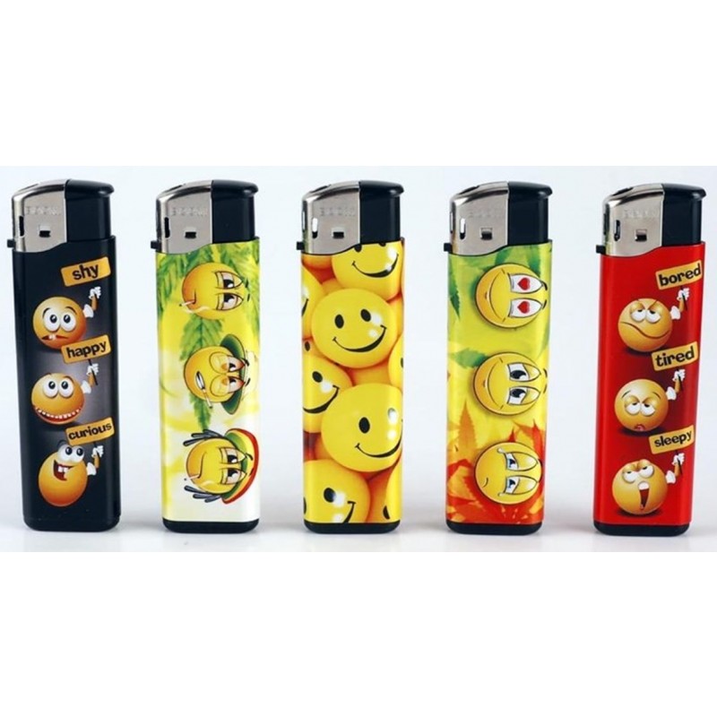 Boom Electric Lighter FACES 50PK