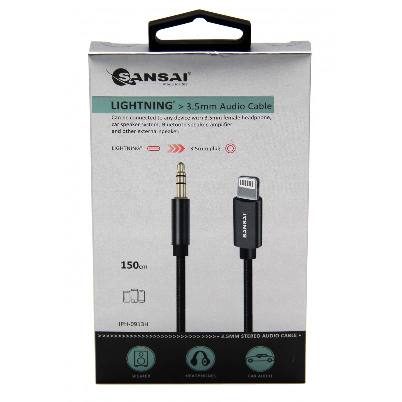 LIGHTNING to 3.5mm Audio Cable