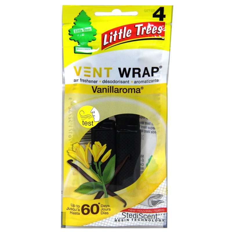 Little Trees Vent WRAP Vanillaroma 4pk