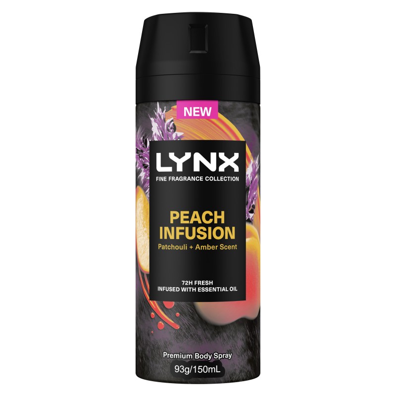 Lynx Peach Infusion 93g/150ml