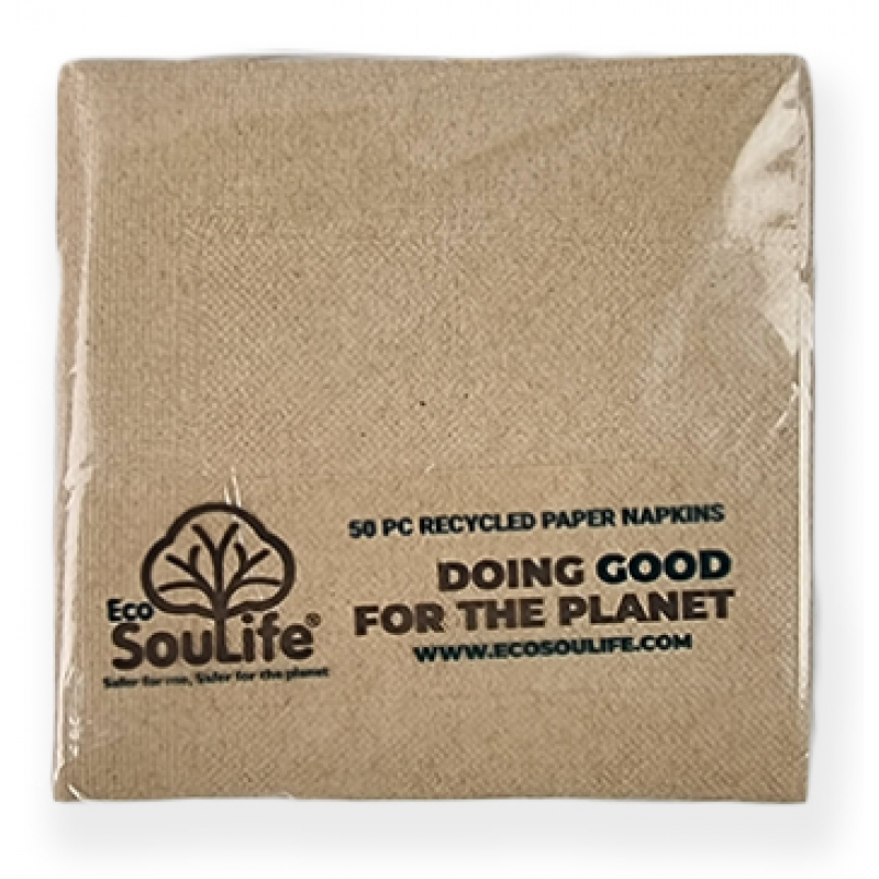 EcoSouLife Cocktail Napkin50PK