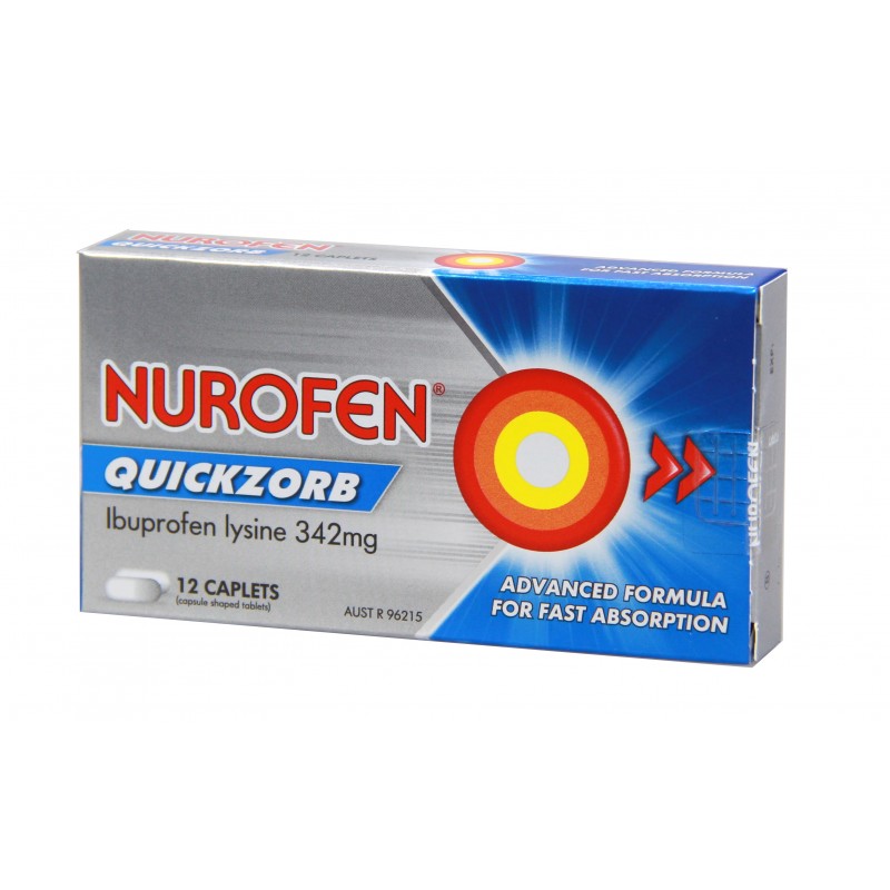 Nurofen Quickzorb 12pk Caplets