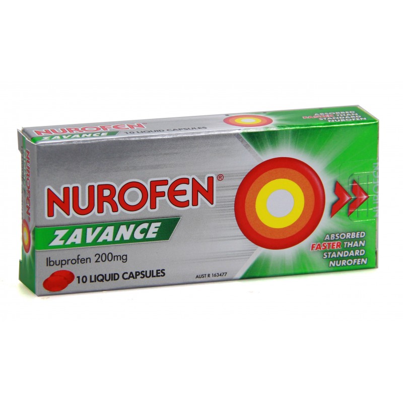 Nurofen Zavance 10pk Liquid 