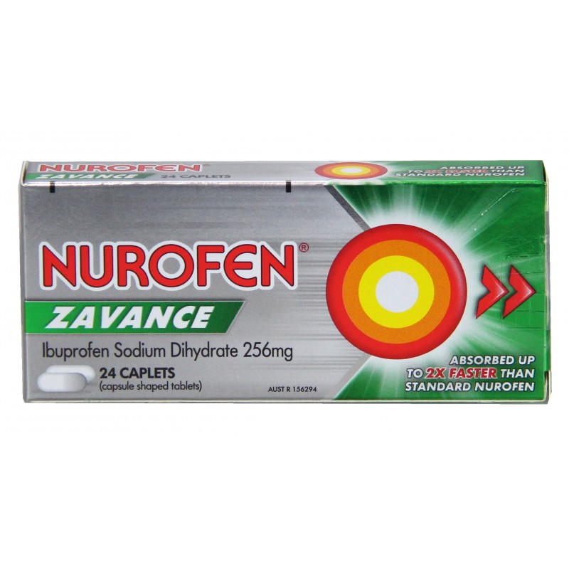 Nurofen Zavance 24pk Caplets 