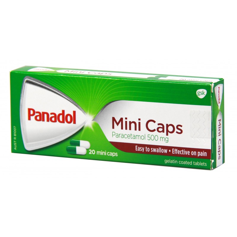 Panadol 20pk Mini Caps 