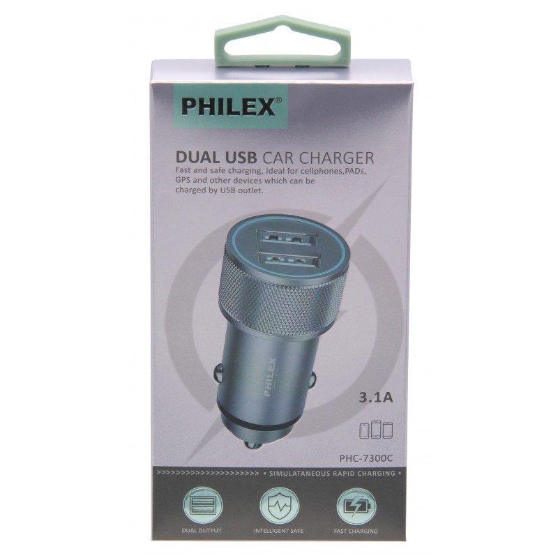 Dual USB Car PHILEX 3.1A