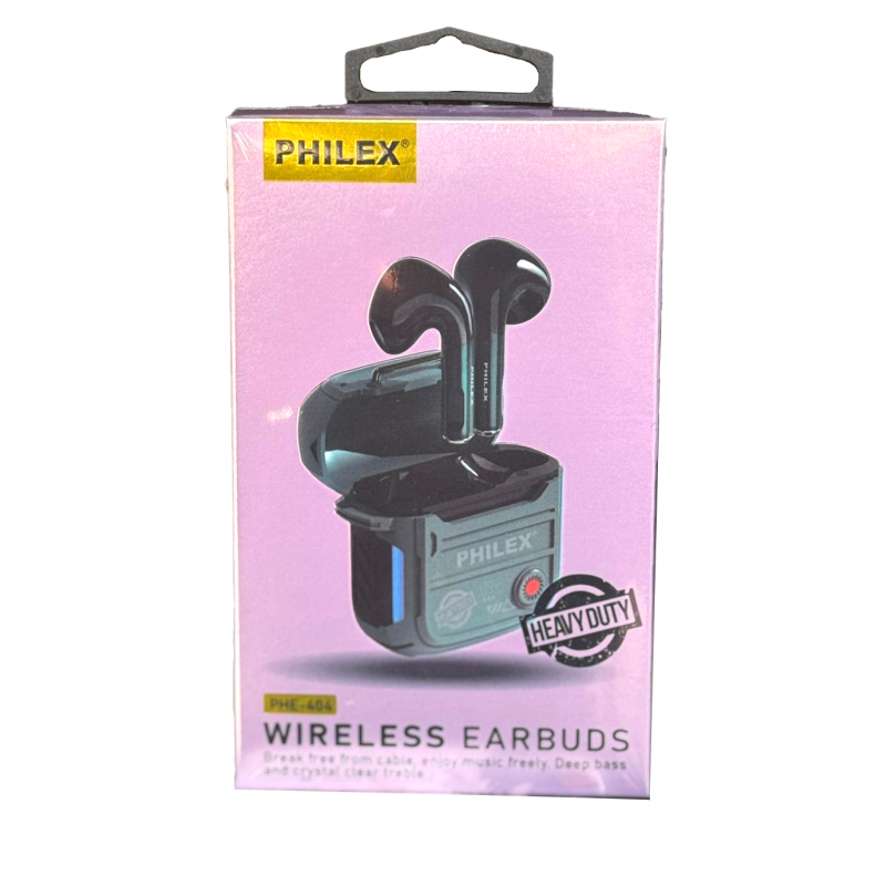 Earbuds Wireless HEAVY DUTY PHE-404