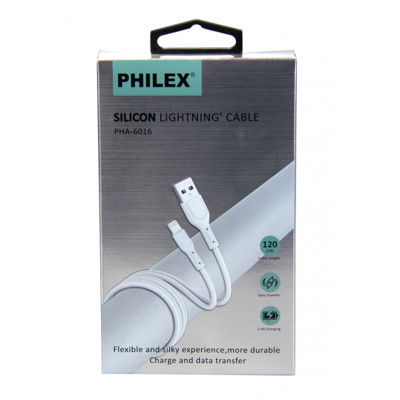 iPhone Cable Silicon Philex 