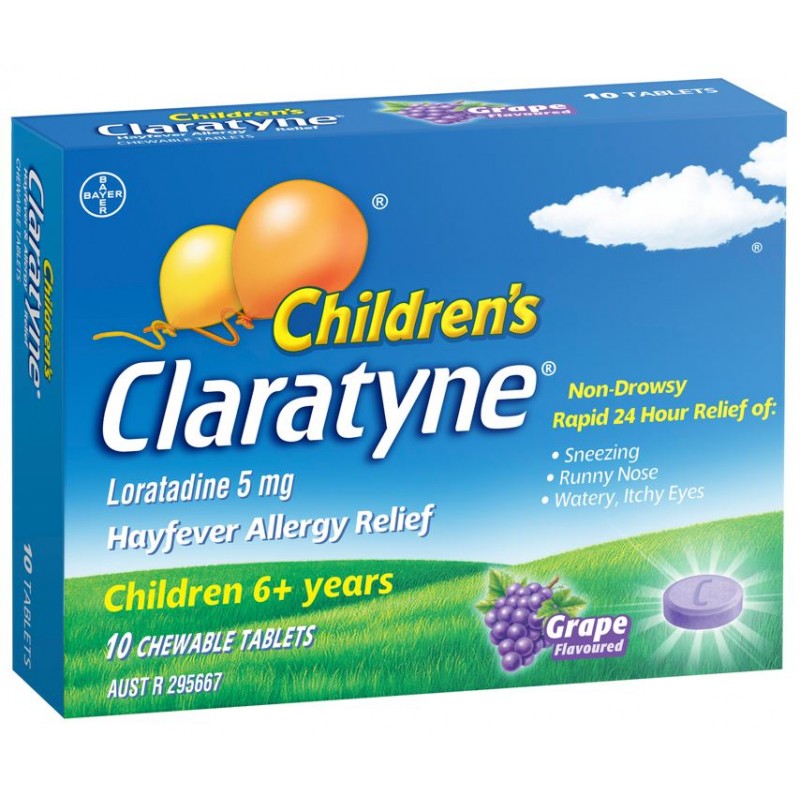 Claratyne 10 Chew Tab Children