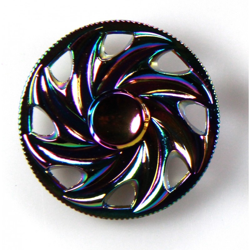 Spinners Round Rainbow Metal