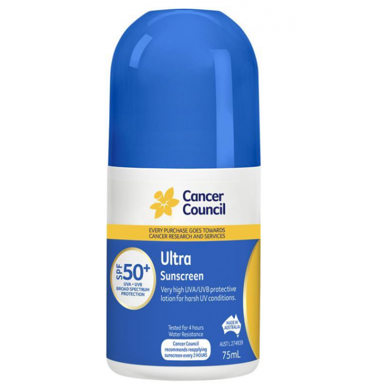 Sunscreen Ultra 50+75ml RollOn