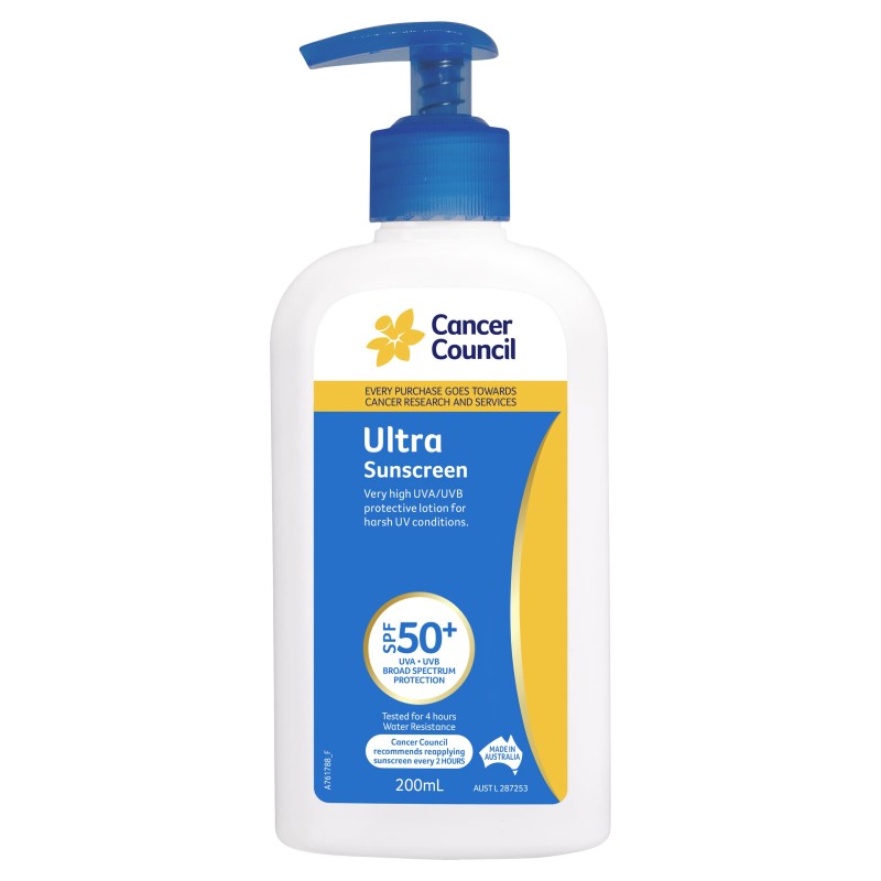 Sunscreen Ultra 50+ 200ml Pump