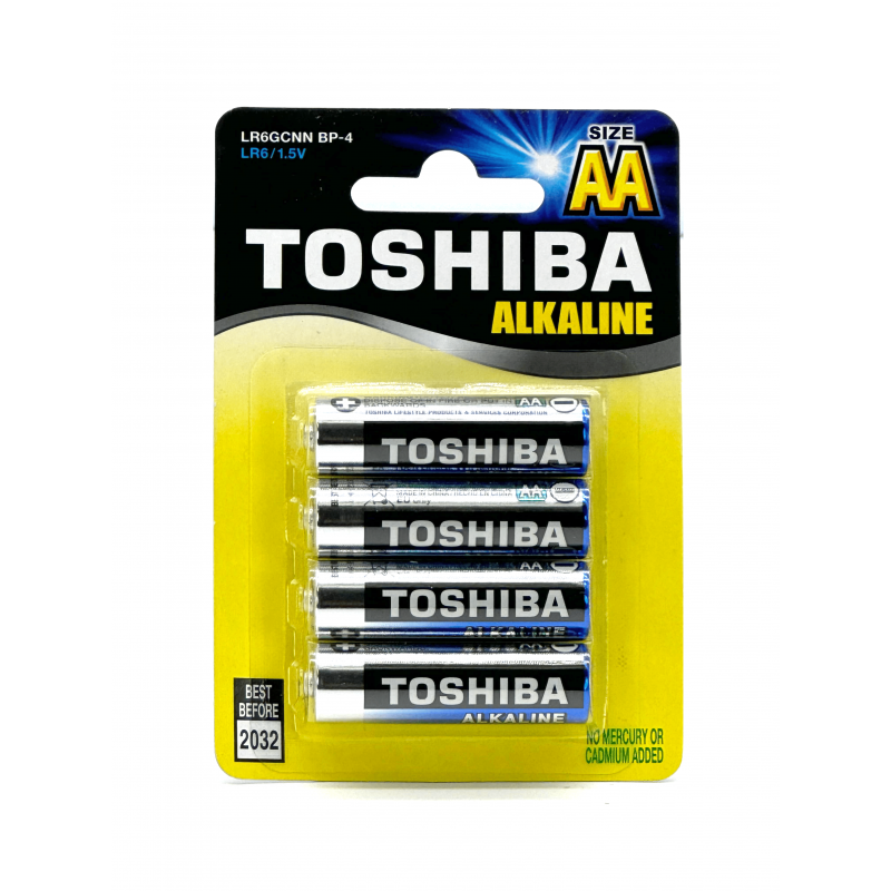 Toshiba Alkaline AA4PK SPECIAL