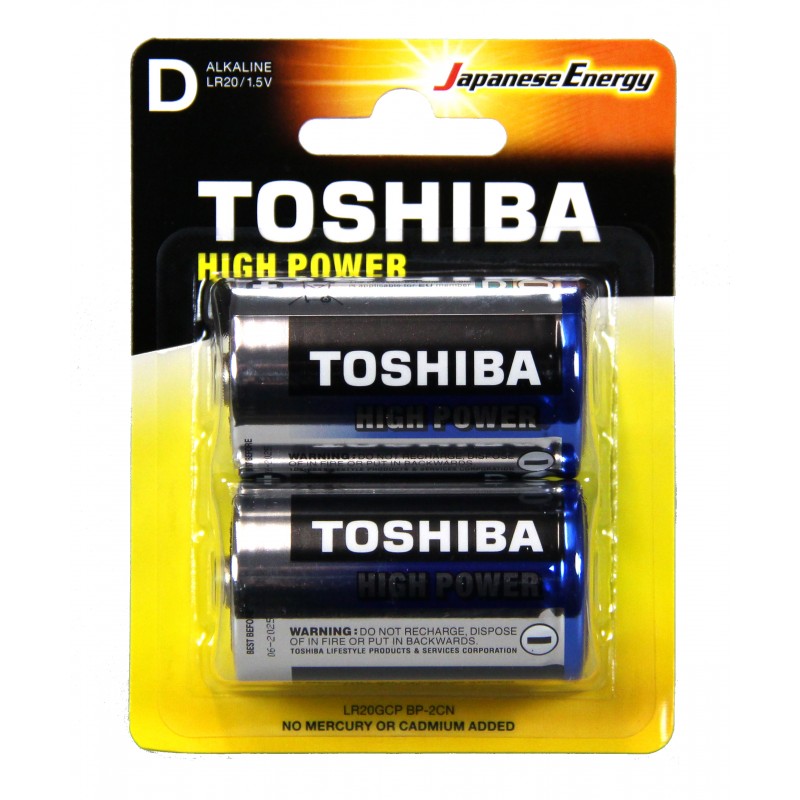 Toshiba Alkaline D 2PK