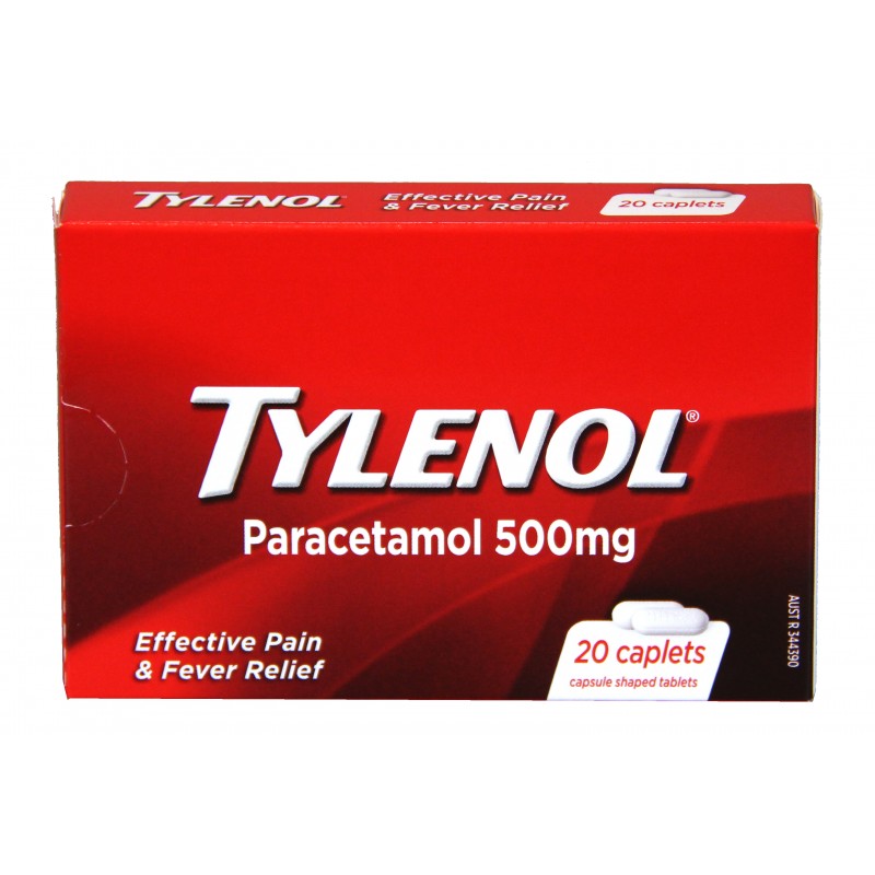 Tylenol 20 Caplets SINGLE PACK