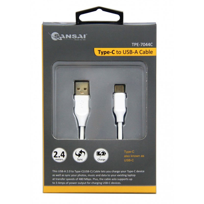 Type - C to USB Cable 2.4m