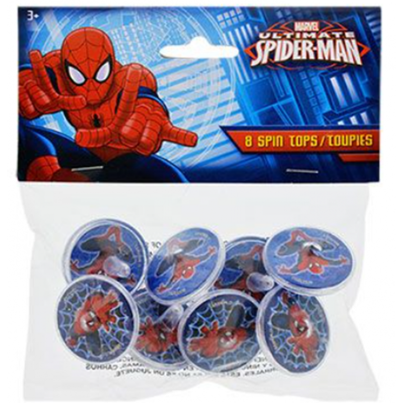 Ultimate Spiderman Spin tops