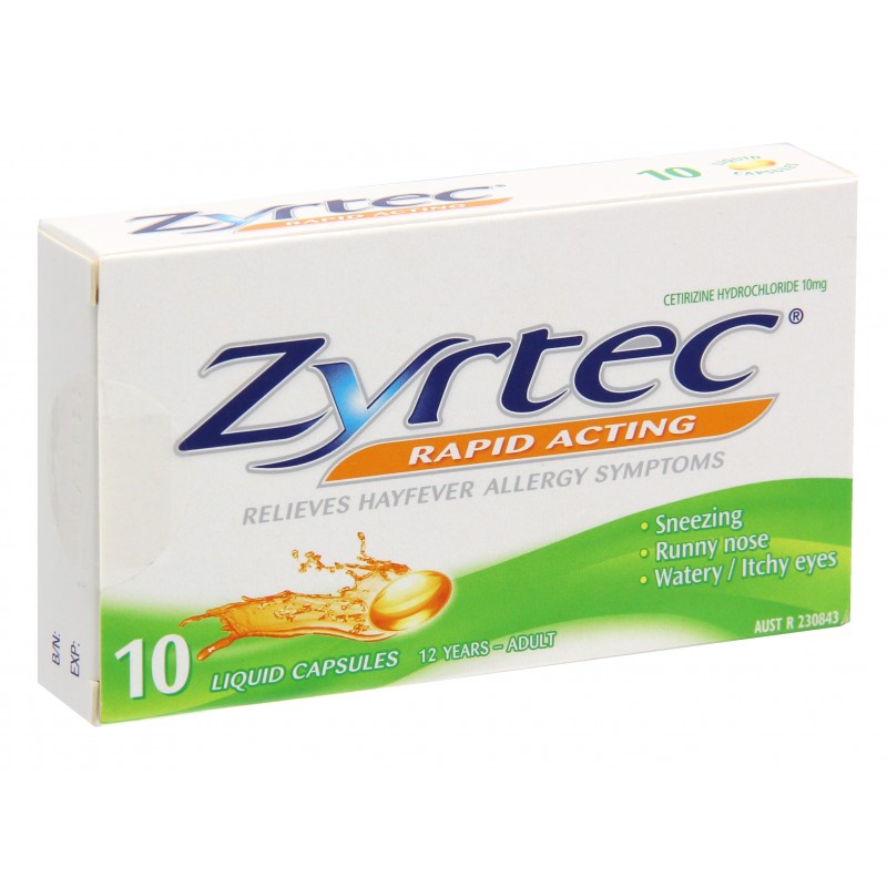 Zyrtec 10 Liquid CAPS