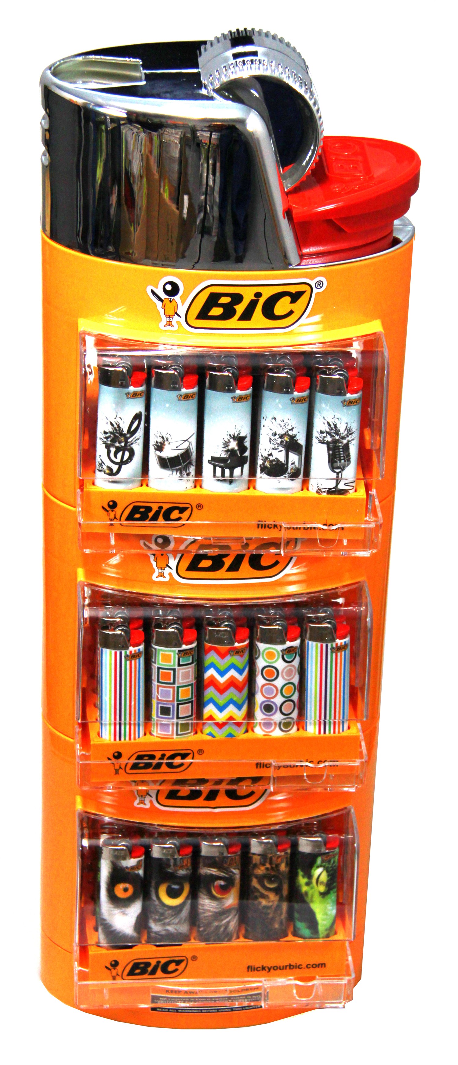 Bic Stand 3 Level Lighter Shape PeleGuy Distribution Pty Ltd 1300 377 341