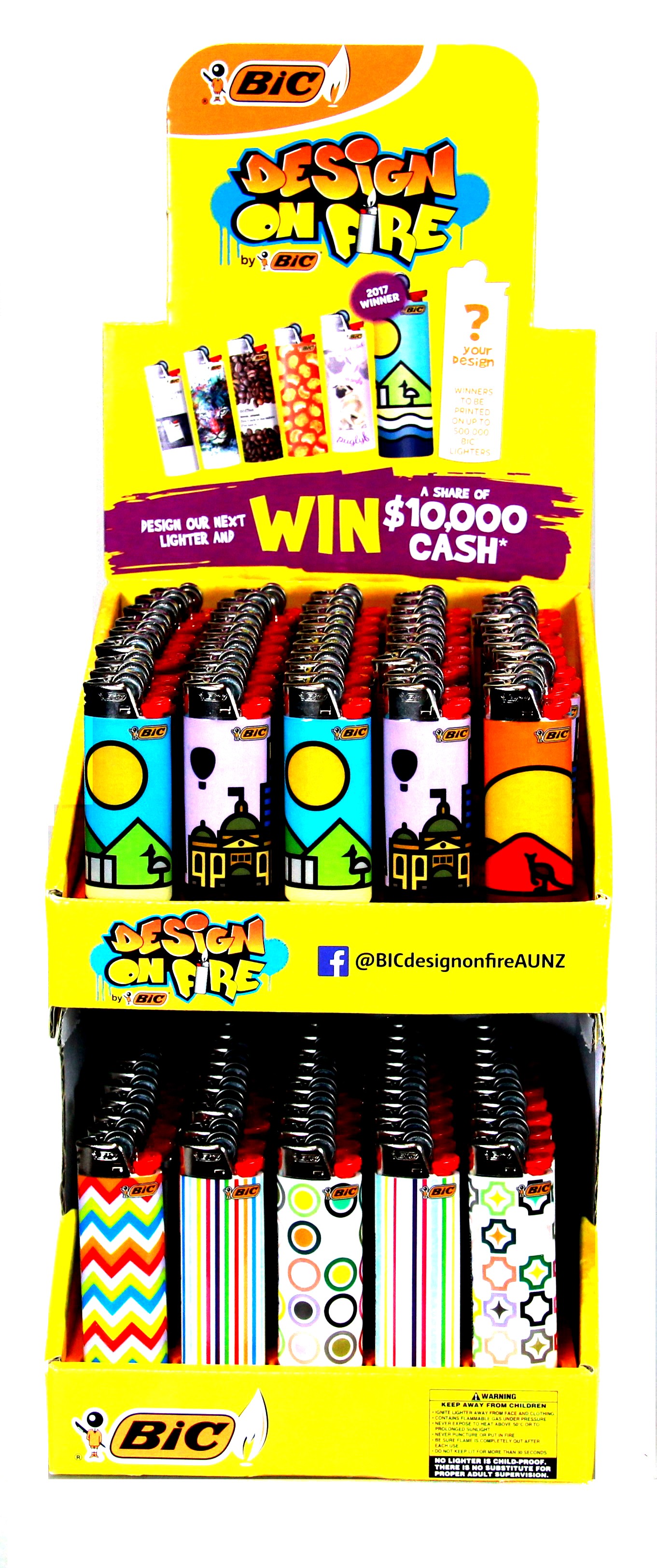bic print design on fire disposable lighters products peleguy
