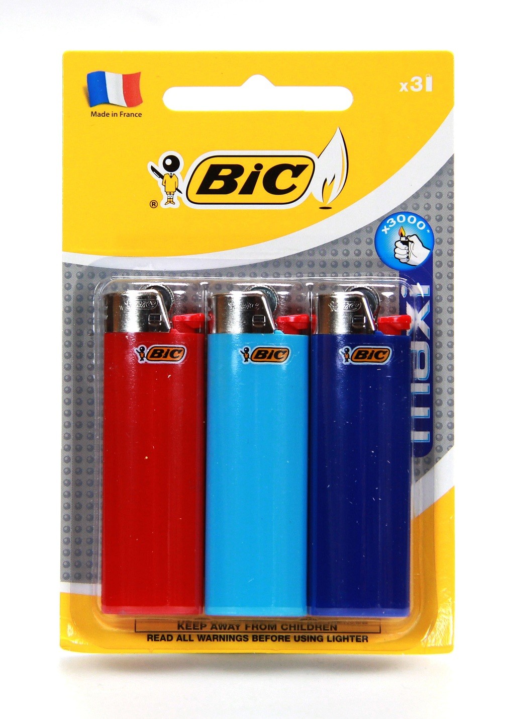 Bic Lighter Pack of 3 PeleGuy Distribution Pty Ltd 1300 377 341