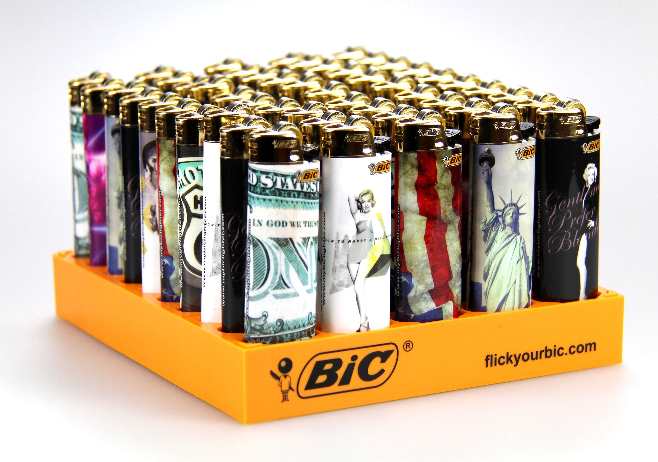 Зажигалка bic с рисунком
