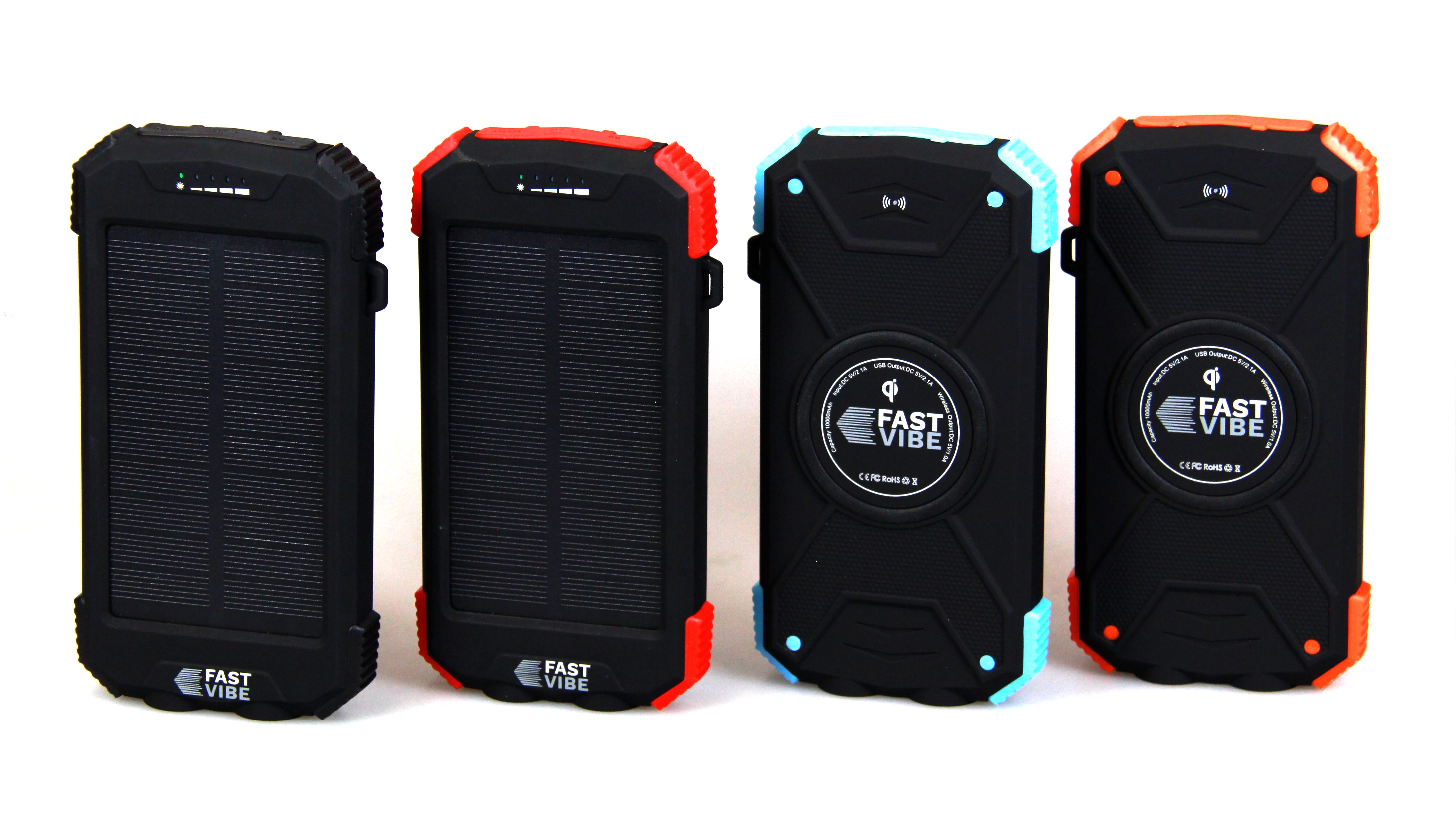 Fast Vibe Wireless Solar power bank 10000mAh Fast Vibe Products