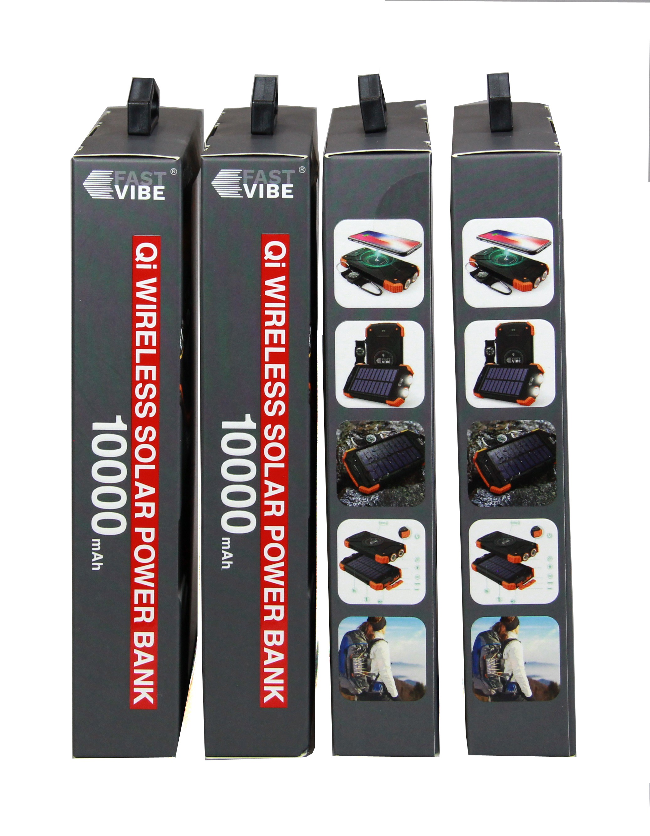 Fast Vibe Wireless Solar power bank 10000mAh Fast Vibe Products