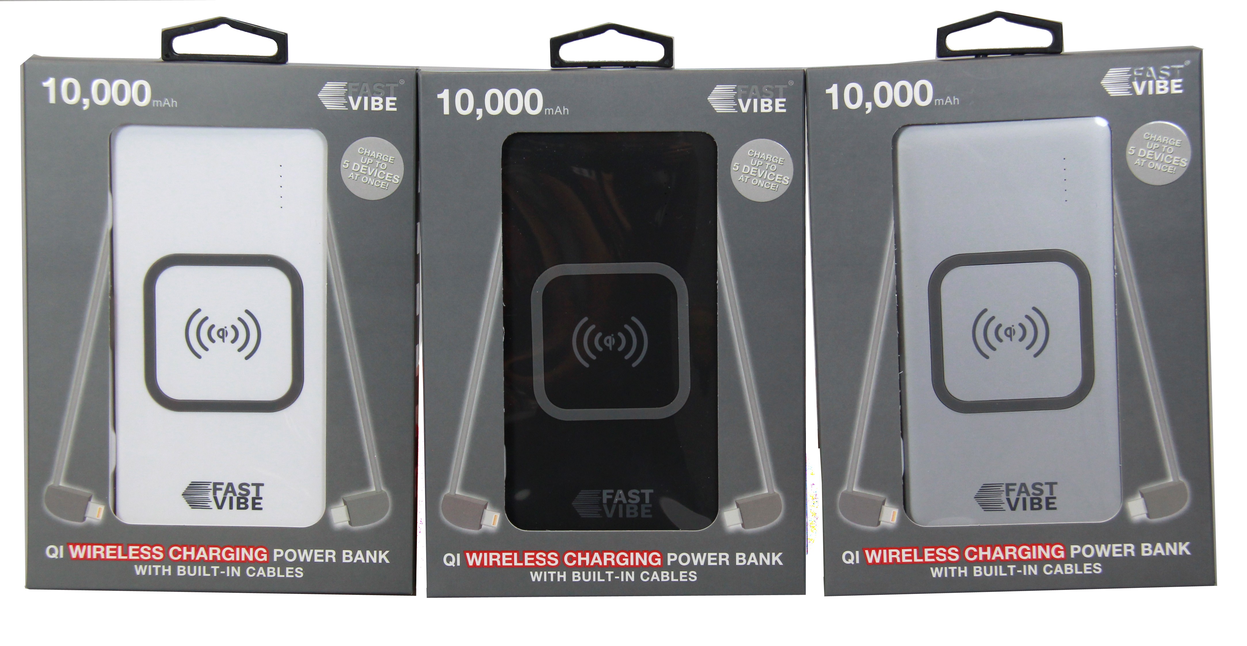 Fast Vibe Power Bank Wireless 10000mAh PeleGuy Distribution Pty Ltd