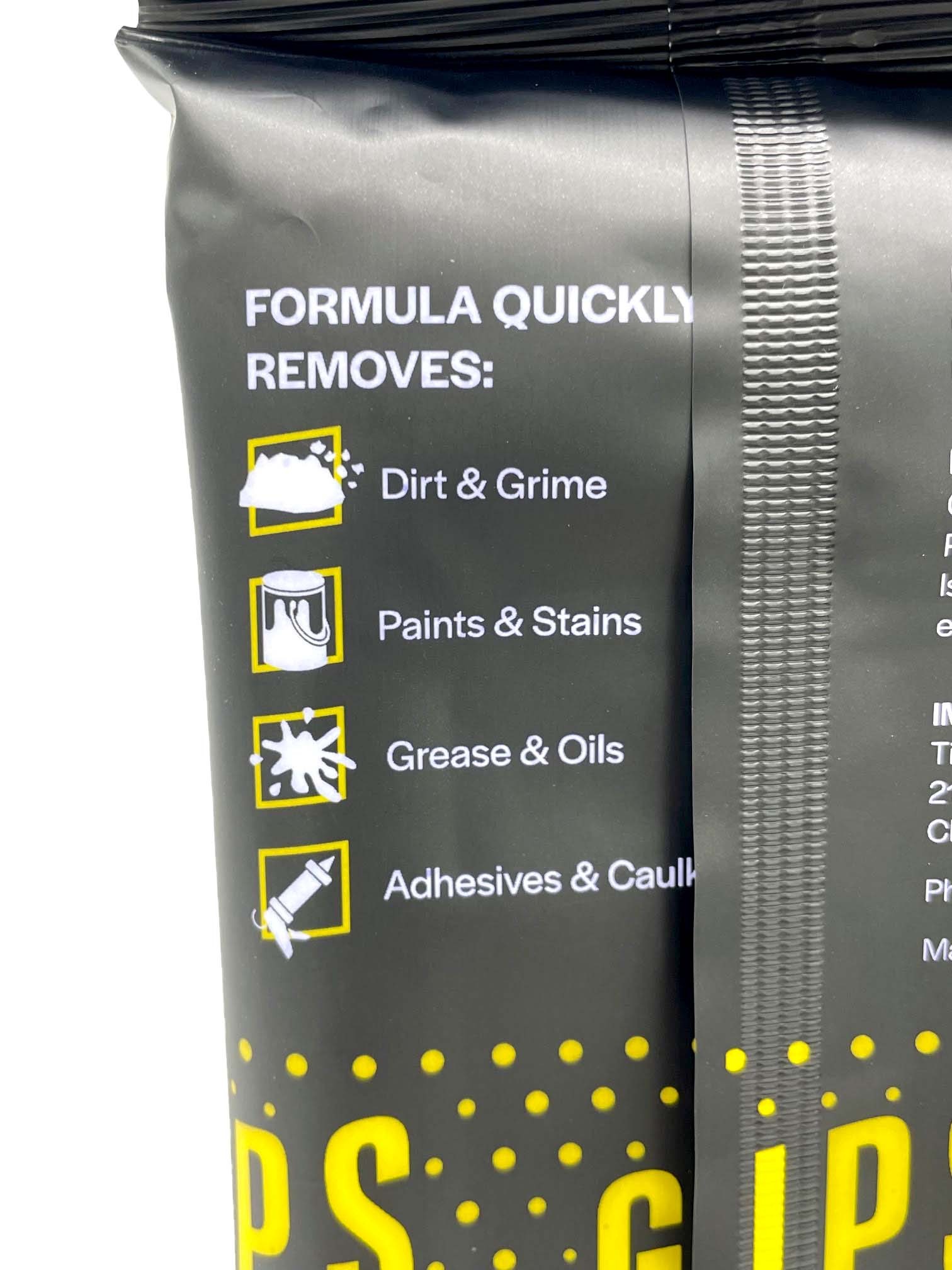 Grips Tough Beaded Wipes 20 PeleGuy Distribution Pty Ltd 1300 377 341