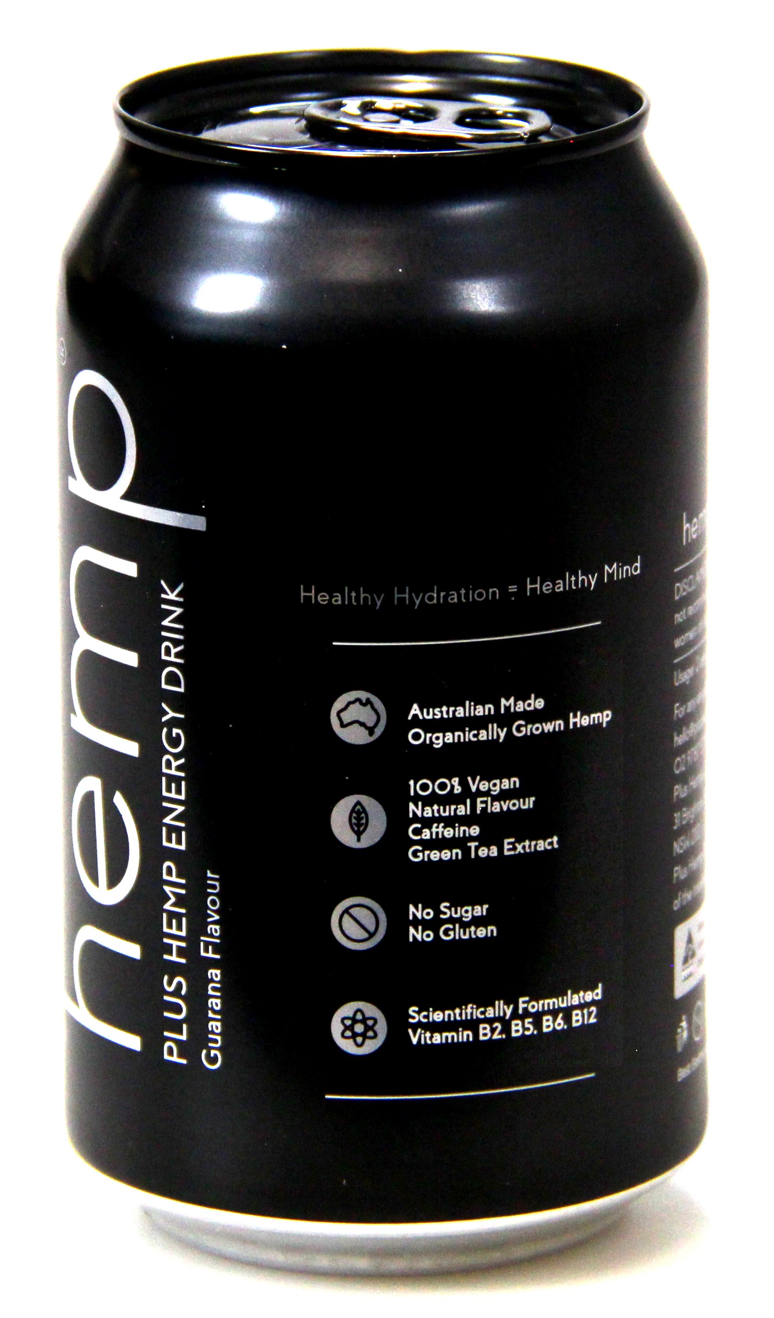 Hemp +Hemp Energy Drink 12 Cans PeleGuy Distribution Pty Ltd 1300 377 341