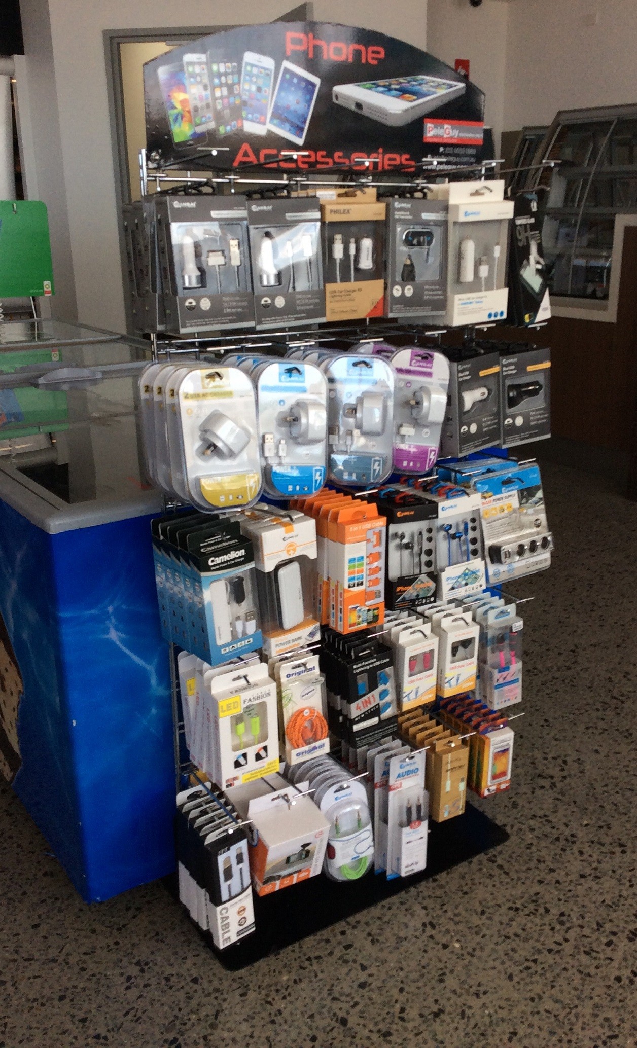 Mobile phone Accessories Display Stand Display Stands Products PeleGuy Distribution Pty Ltd