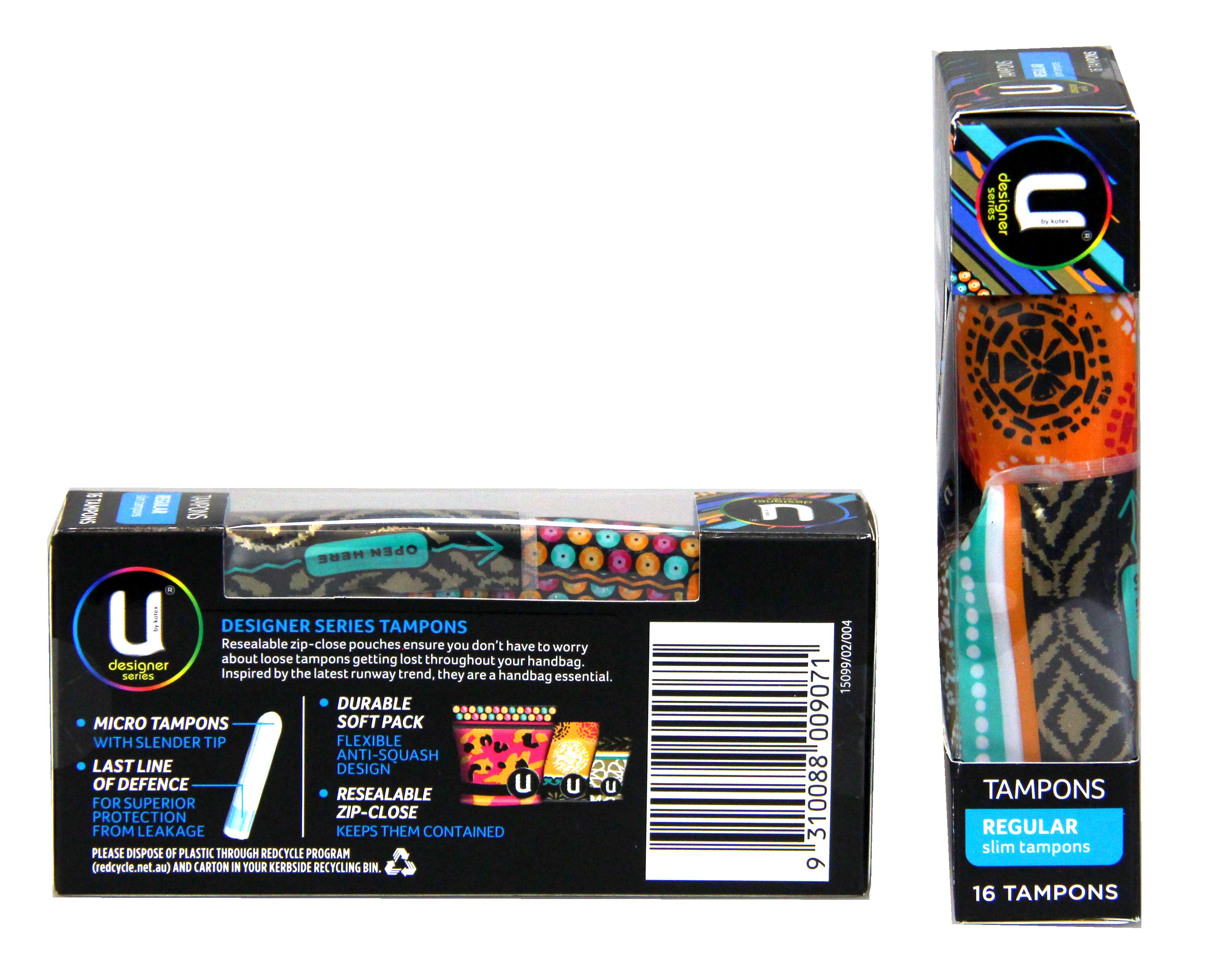 U By Kotex Tampons Reg 16PK Health and Beauty Products PeleGuy