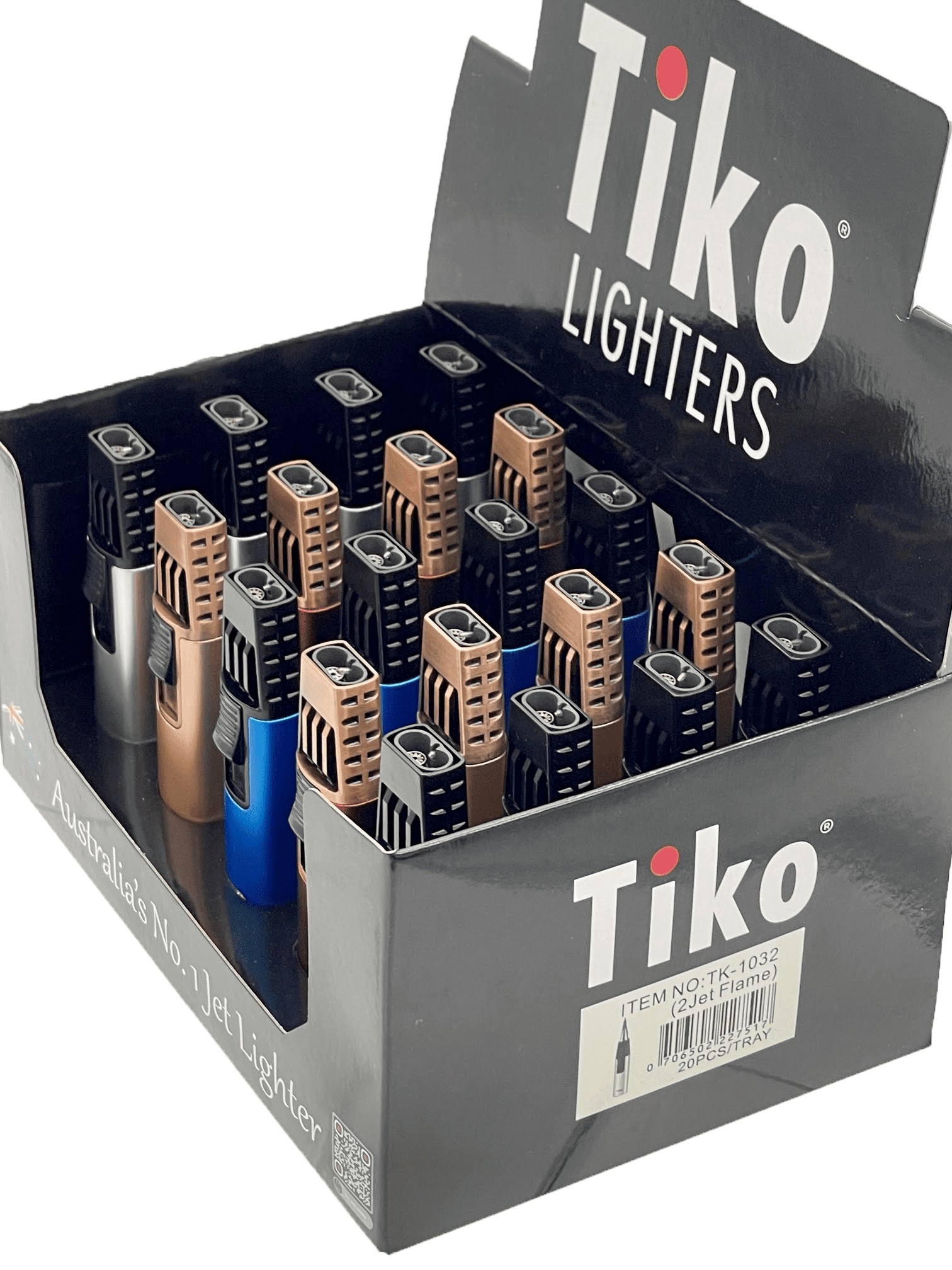 Tiko Lighter TK1032 Double JET - Tiko Lighters - Products PeleGuy ...