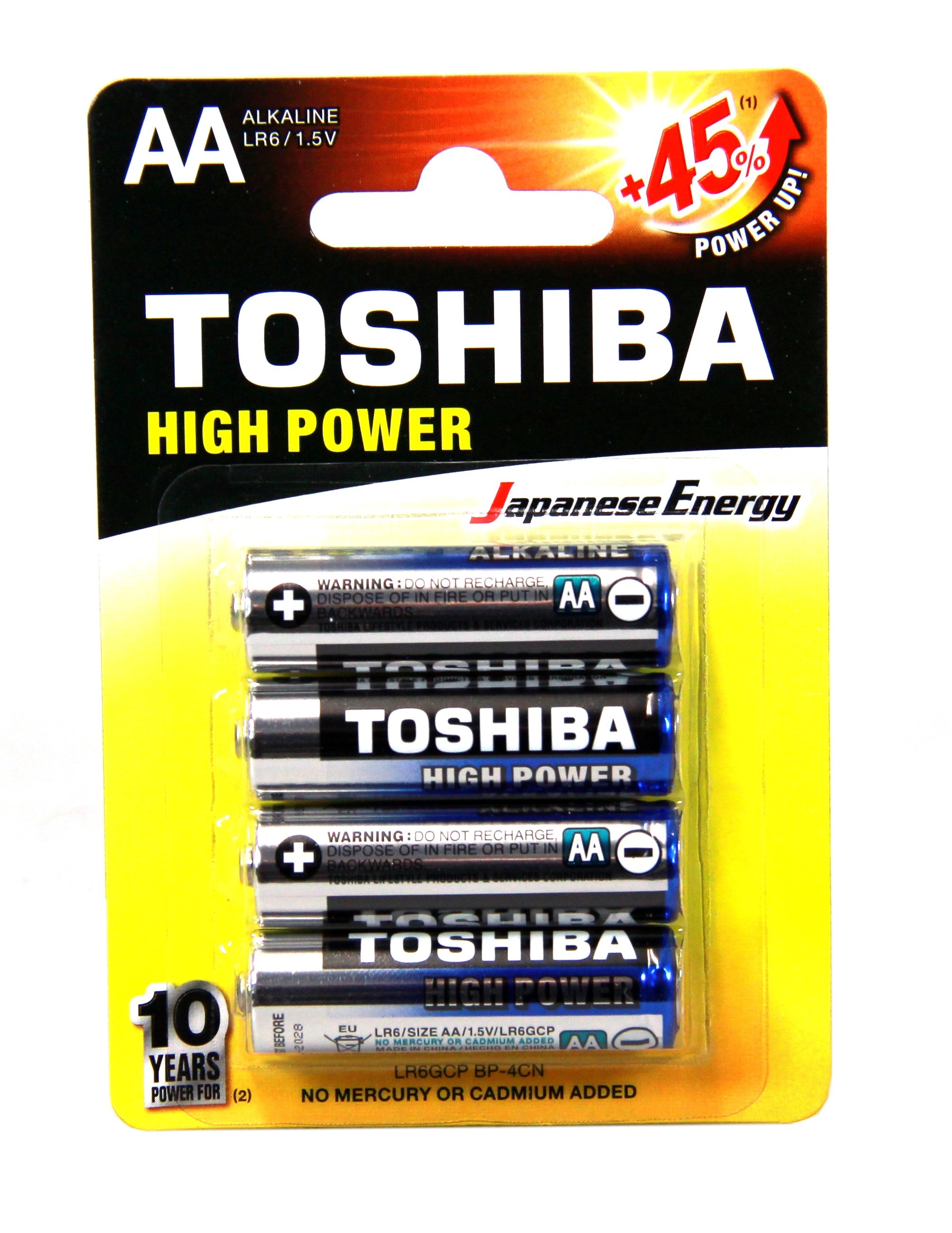 Toshiba Alkaline AA4PK Batteries Products PeleGuy Distribution Pty Ltd 1300 377 341