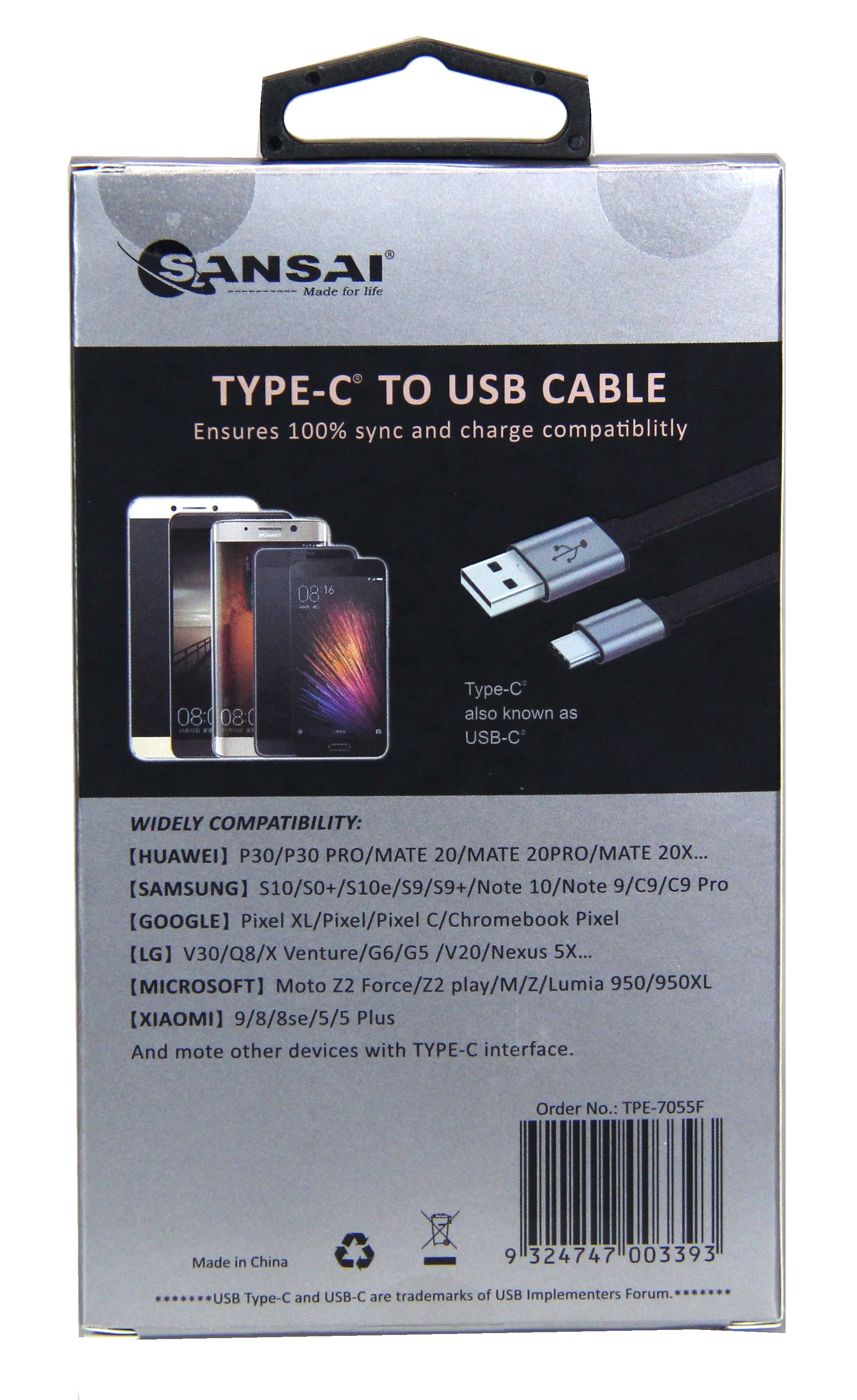 Type-C FLAT Cable PeleGuy Distribution Pty Ltd 1300 377 341