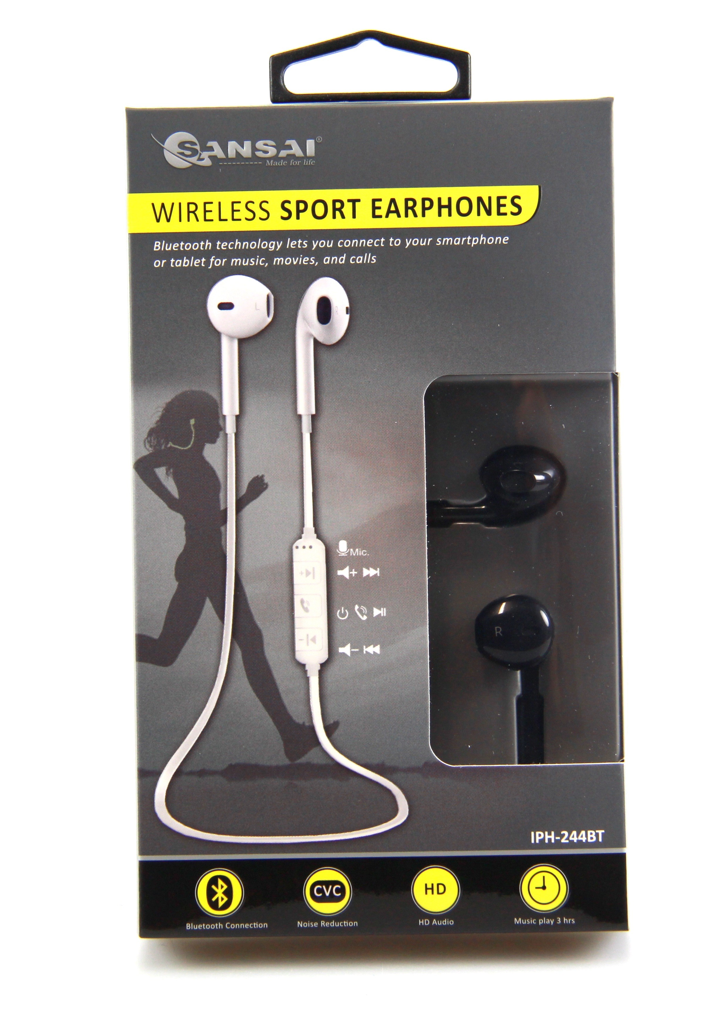 Earphones Bluetooth WIRELESS Sport Apple style Mobile phone