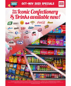 Confectionery & Drinks Available Now!