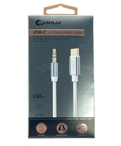 USB-C>3.5mm Audio Cable MALE