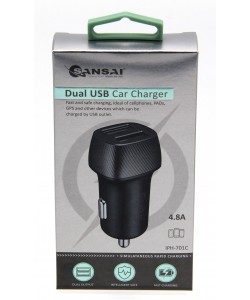 Dual USB Car Charger Sansai