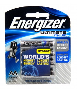 Energizer Ultim Lithium AA 4pk