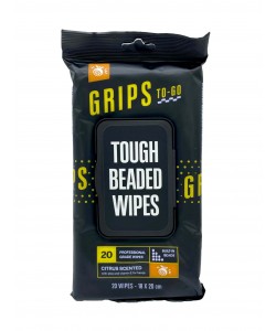 Grips Tough Beaded Wipes 20