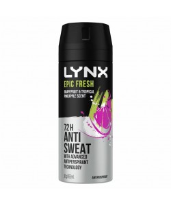 Lynx EPIC FRESH ANTI SWEAT 72HRS 165ml