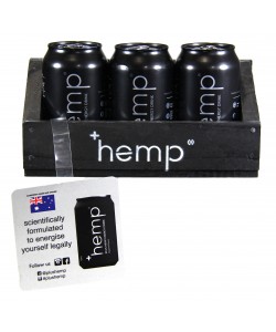 Hemp +Hemp Energy Drink 12 Cans