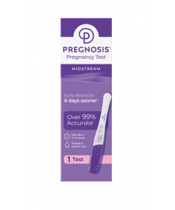 PREGNOSIS Pregnancy Test Midstream 1pk