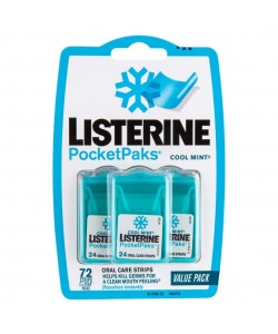 Listerine COOL MINT Pocketpaks 72pk